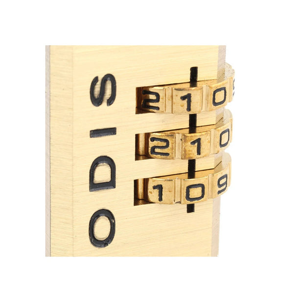 Candado Con Clave Odis 21mm 3 Diales Maleta Casillero