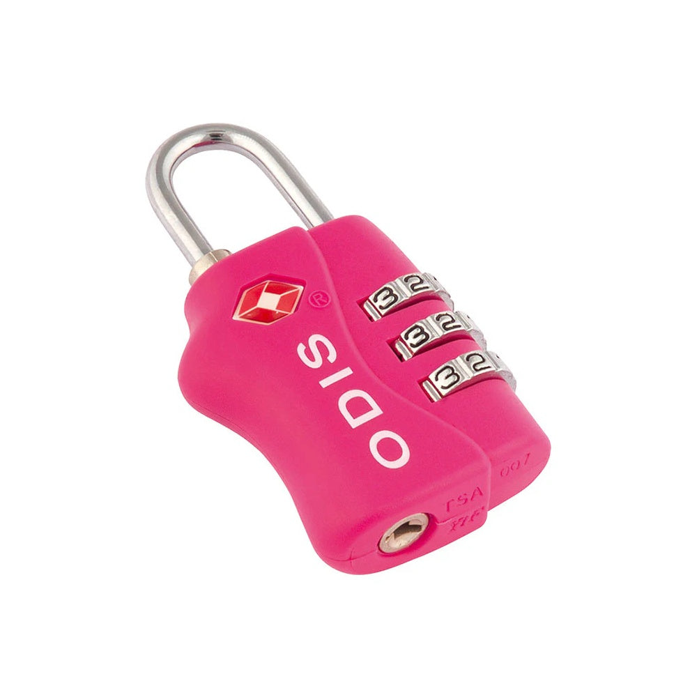 Candado Odis Tsa Maleta Viaje 33mm Con Clave rosado