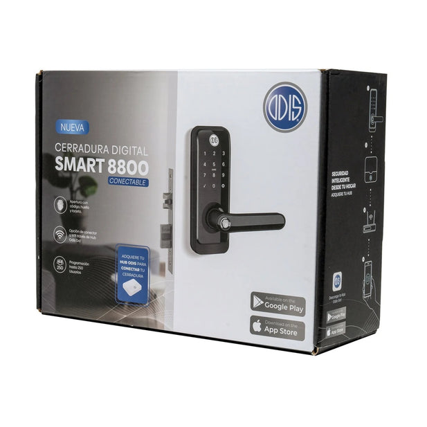 Cerradura Digital Inteligente Con Conexión Wifi Odis Go! 8800 + Hub