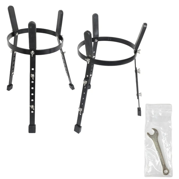 Set de Congas 10x11xH28'' Café Madera + Stand TUMBAO TP600ZB