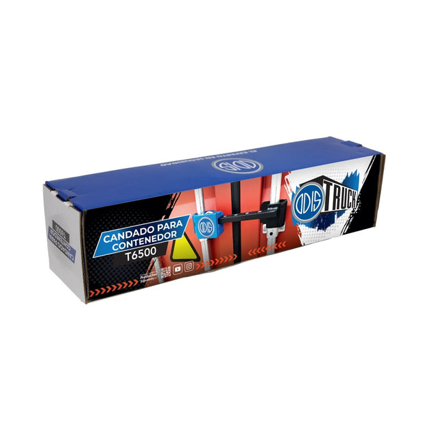 CANDADO PARA CONTENEDOR T6500 NEGRO-AZUL ODIS