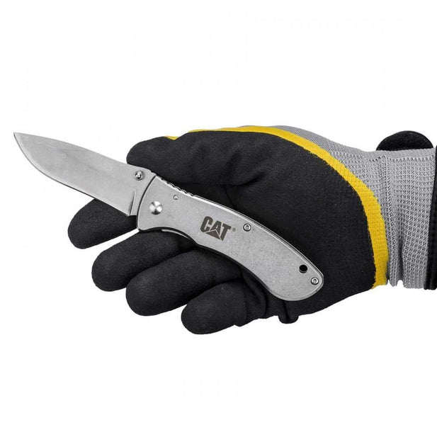 Cuchilla plegable de punta curva Cat 980004