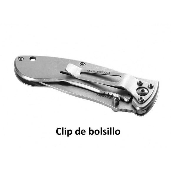 Cuchilla plegable de punta curva Cat 980004