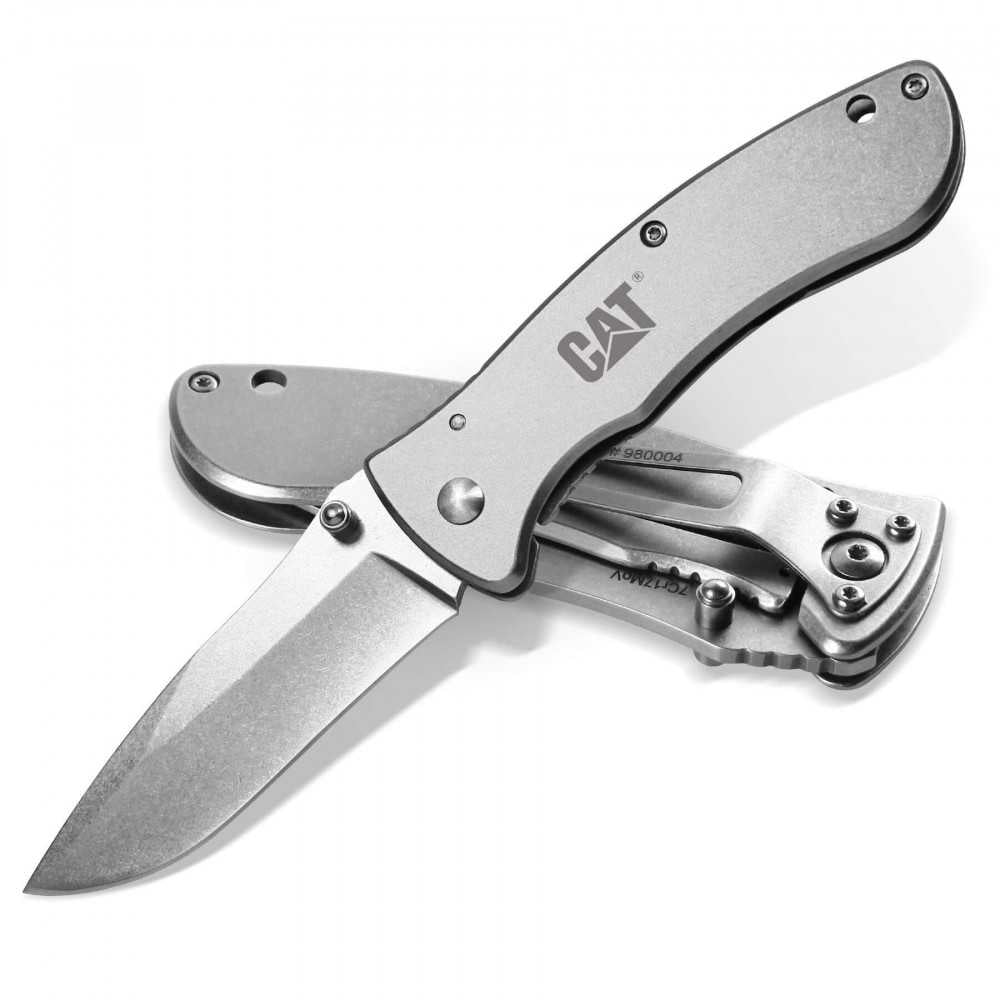 Cuchilla plegable de punta curva Cat 980004