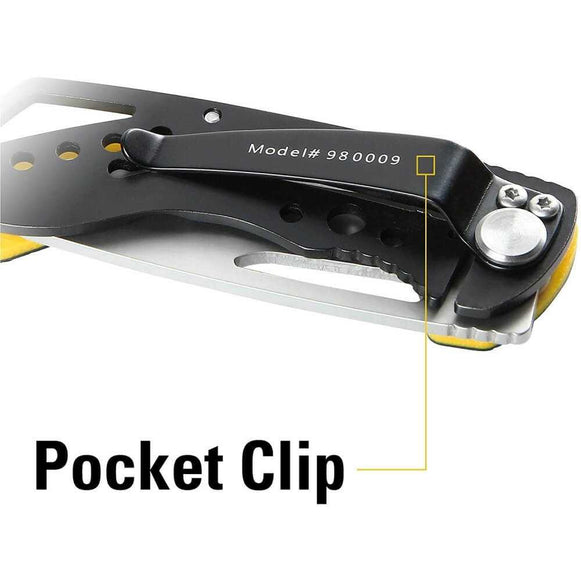 Cuchilla plegable de punta curva Cat 980009