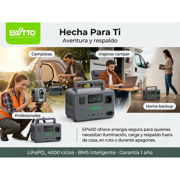ESTACION DE ENERGIA EWTTO EP400W