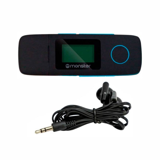 Reproductor MP3 Monster 087B 16GB Radio FM MicroSD 64GB Grabador de Voz