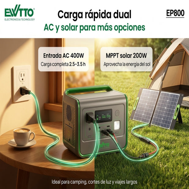 ESTACION DE ENERGIA EWTTO EP800W