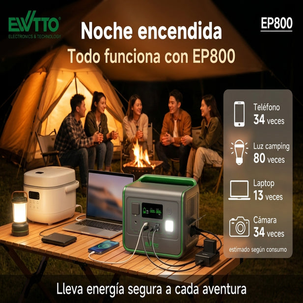 ESTACION DE ENERGIA EWTTO EP800W