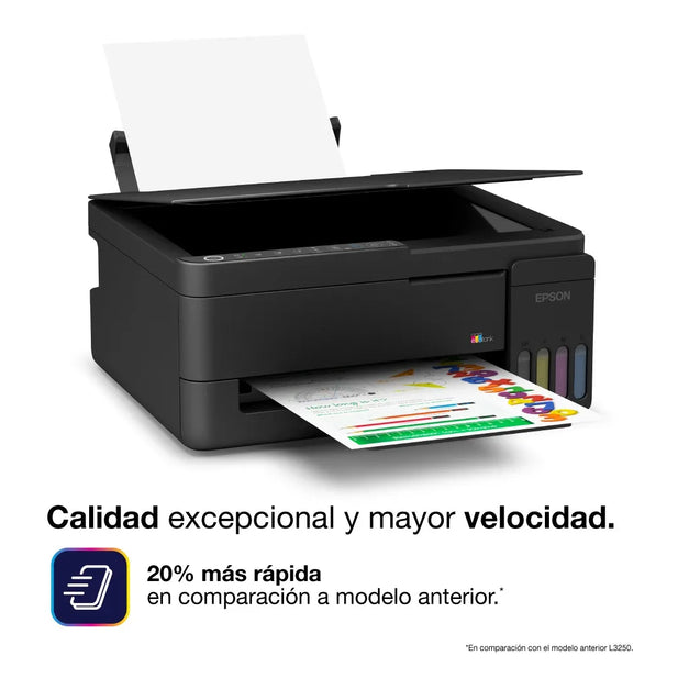 Impresora Epson EcoTank L3350 WiFi Multifunción Tinta Continua 11ppm Heat-Free