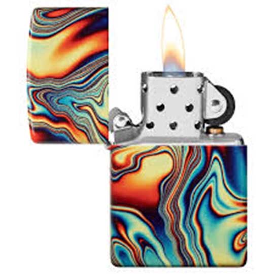 ZIPPO 48612 COLORFUL SWIRL PATTERN