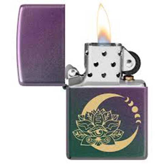 ZIPPO 48587 LOTUS MOON DESIGN