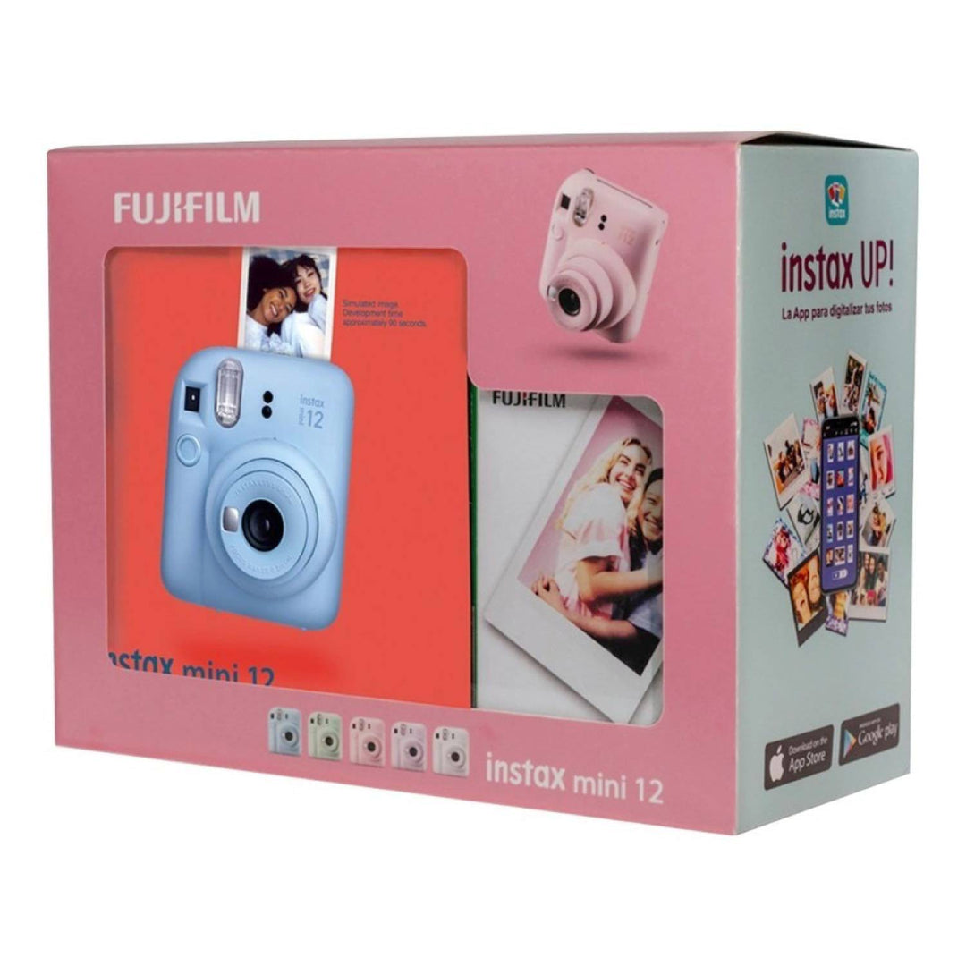 Kit Instax Mini 12 Celeste + 10 Film Fujifilm