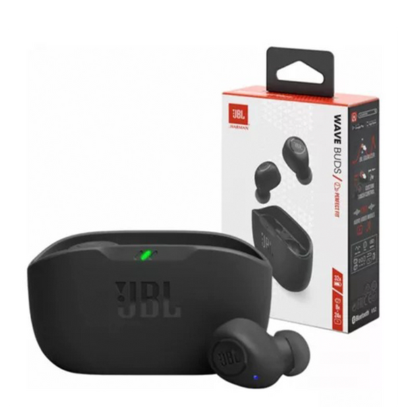 AUDIFONOS WAVE BUDS NEGRO JBL