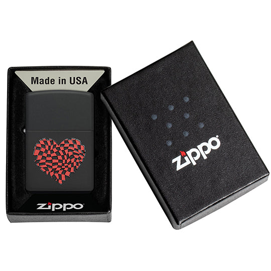 ZIPPO 48719 HEART DESIGN