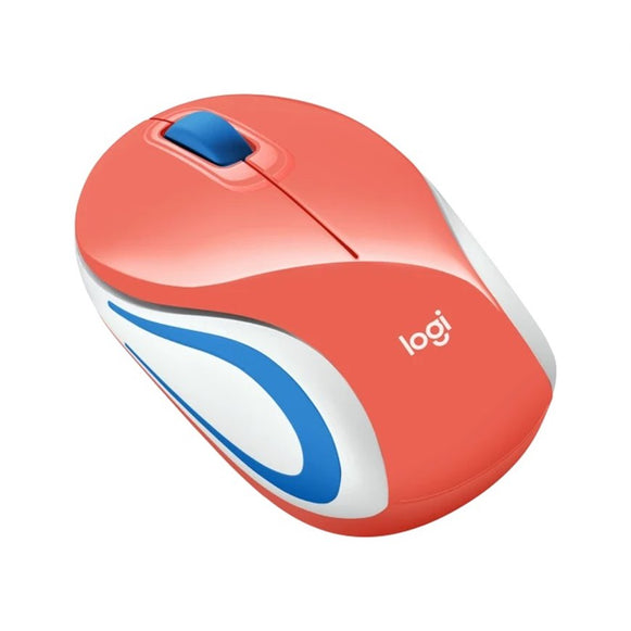 Mouse Mini Inalámbrico Logitech M187 Coral