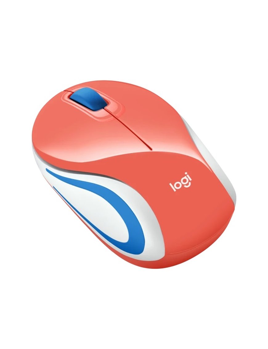 Mouse Mini Inalámbrico Logitech M187 Coral