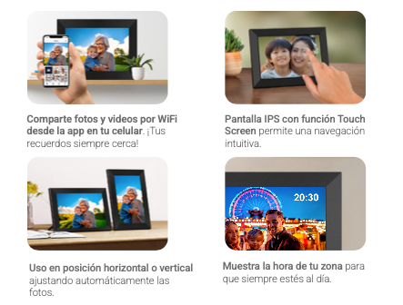 Marco Fotográfico Digital  10" Wifi Mlab ( 9591 )