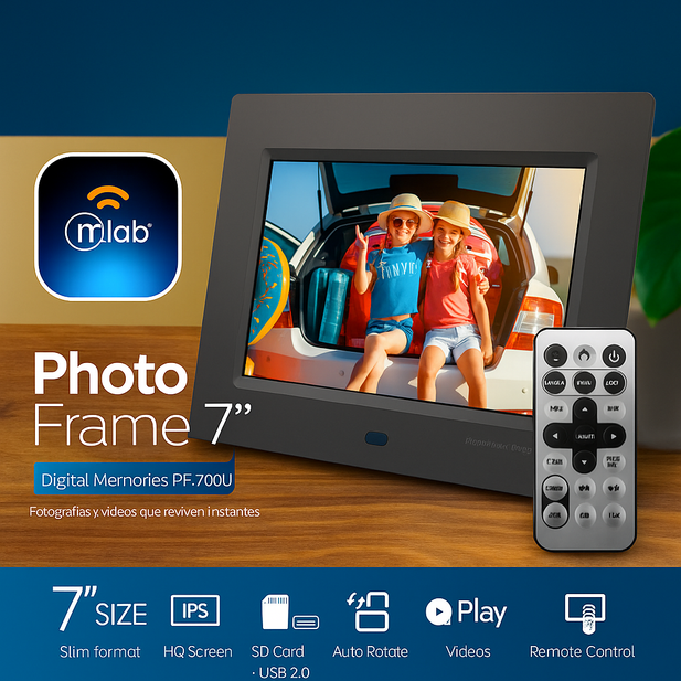 Marco Fotográfico Digital  7" Mlab ( 9590 )