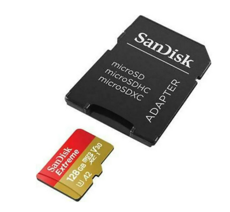 Tarjeta Micro SD De Memoria  SDXC UHS-I 128GB Sandisk Extreme