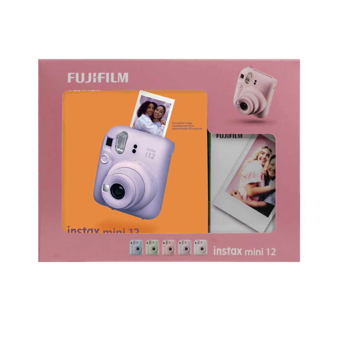 Kit Instax Mini 12 Lila + 10 Film Fujifilm