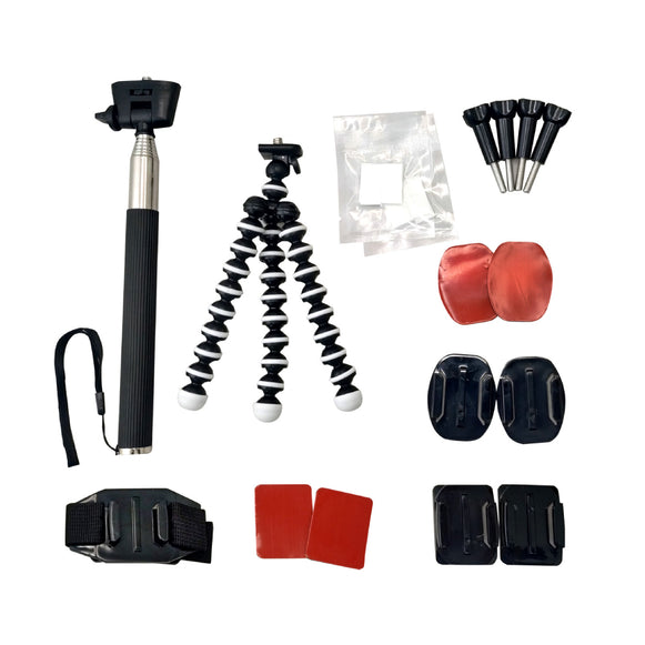 KIT ACCESORIOS 32 EN 1 CAMARAS DEPORTIVAS iSPORT PRO MLAB 9420
