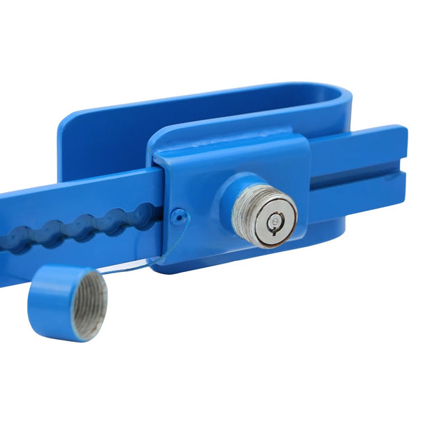 CANDADO PARA CONTENEDOR T6200 NEGRO-AZUL ODIS