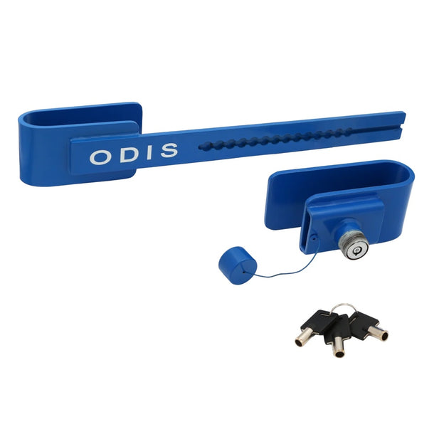 CANDADO PARA CONTENEDOR T6200 NEGRO-AZUL ODIS