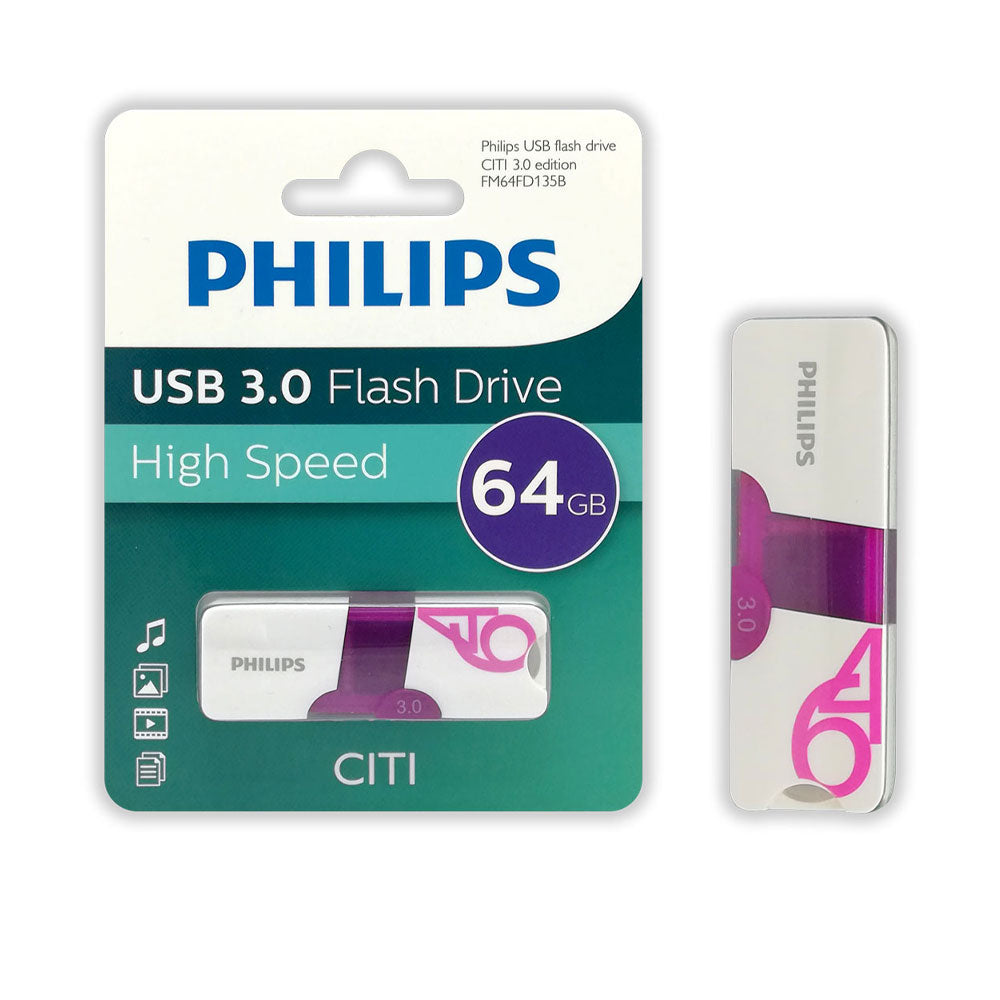 Pendrive Philips USB 64 GB citi 3.0