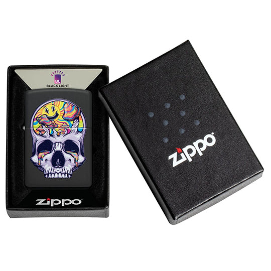 ZIPPO 48737 SKULL MOON DESIGN