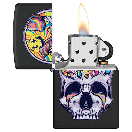 ZIPPO 48737 SKULL MOON DESIGN