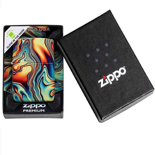 ZIPPO 48612 COLORFUL SWIRL PATTERN