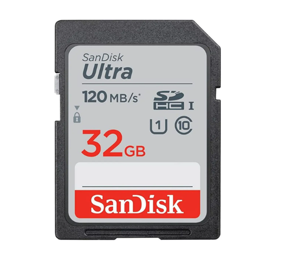 Tarjeta De Memoria SD 32GB ULTRA SANDISK SDSDUN4-032G-GN6IN