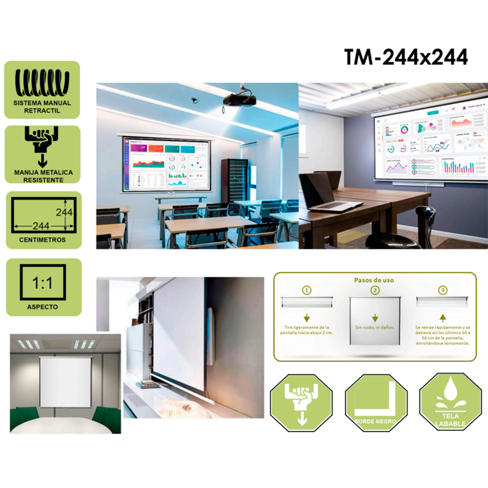 TELON MURAL 244 X 244 Cms