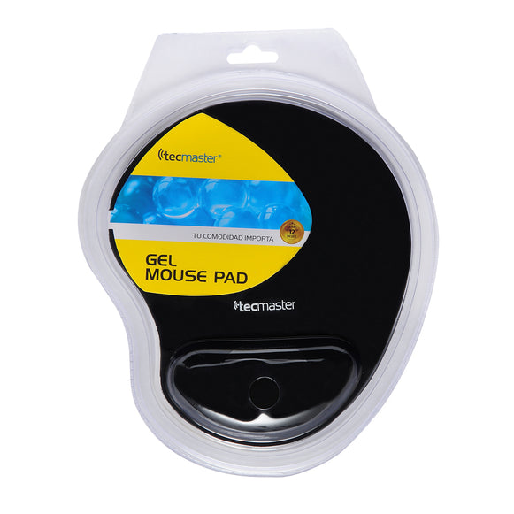 MOUSE PAD GEL TECMASTER NEGRO TM-GEL05