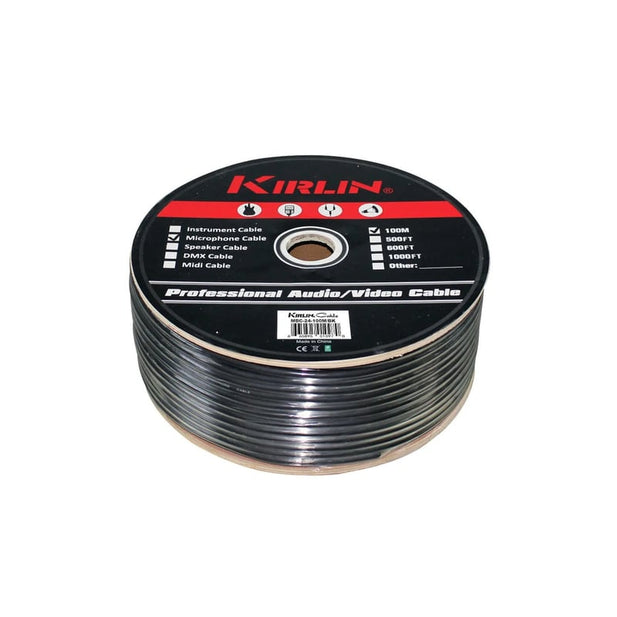 ROLLO 100 MTS CABLE MICROFONO MBC-24 KIRLIN
