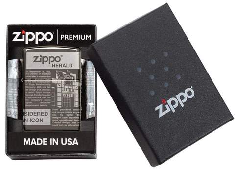 Zippo 49049 Newsprint Design
