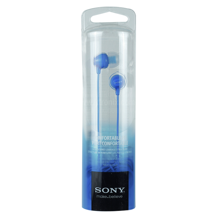 Audífonos Sony Alámbricos ( MDR-EX15LP ) Azul