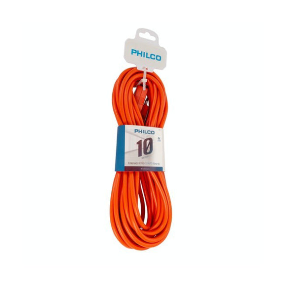 CABLE EXTENSION 10 METROS PHILCO XT50 NARANJO