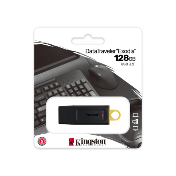 Pendrive 128GB 3.2 EXODIA KINGSTON