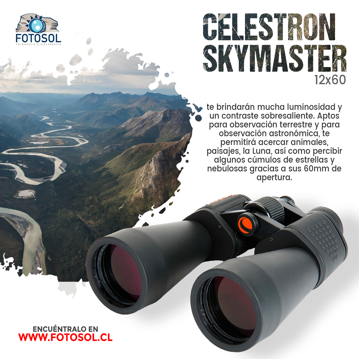 Binoculares Celestron Skymaster 12x60