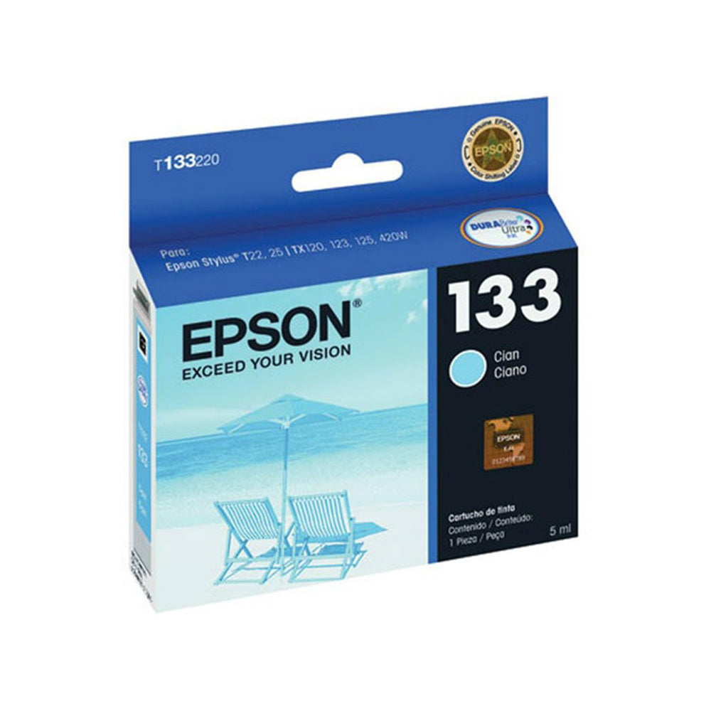 Tinta Epson 133 Cyan