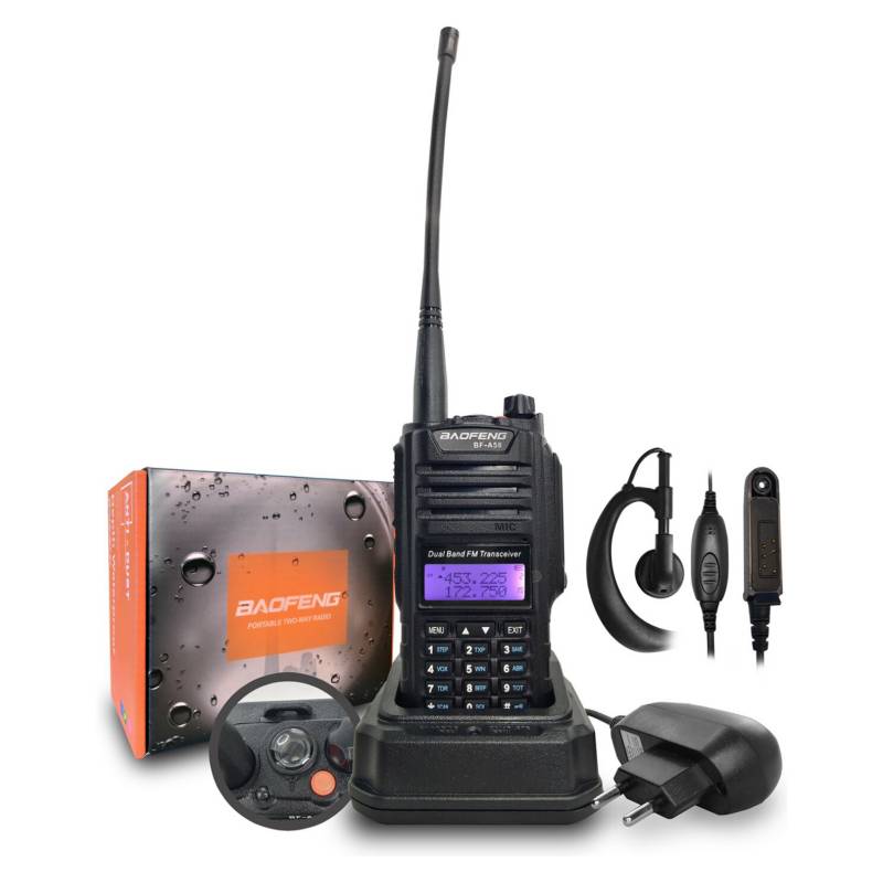 Radio Intercomunicador Baofeng LCD UV9R Waterproof 10W 8288