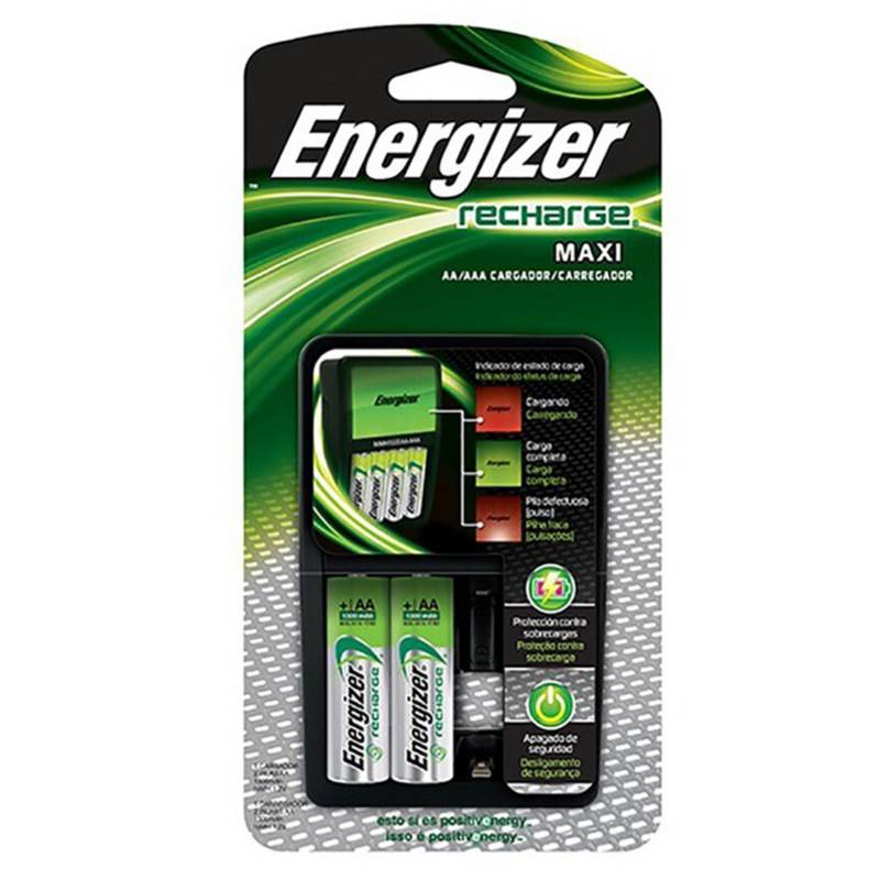 Cargador de Baterias  AA / AAA Energizer Maxi