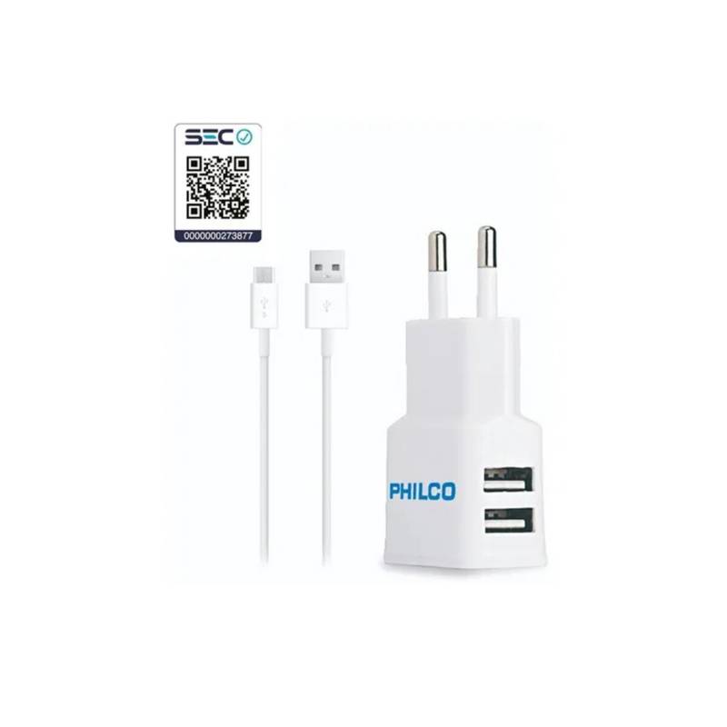 Cargador 2.1 micro usb Philco