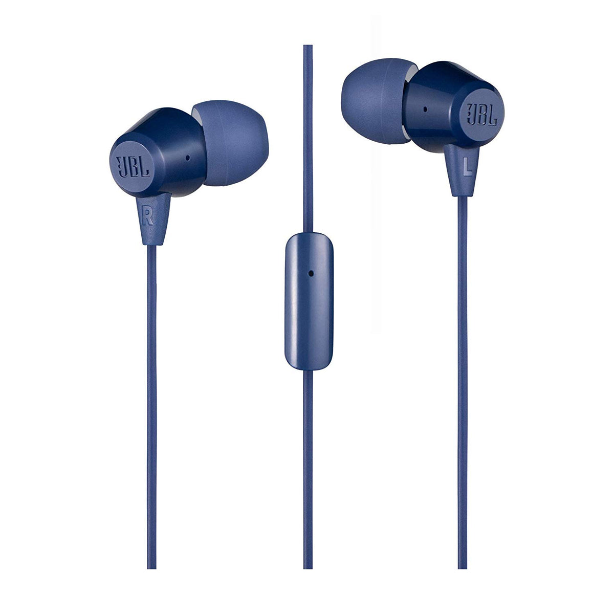 Audífonos Manos Libres Alámbrico  JBL C50HI Azul