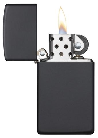 ZIPPO 1618 SLIM BLACK MATTE