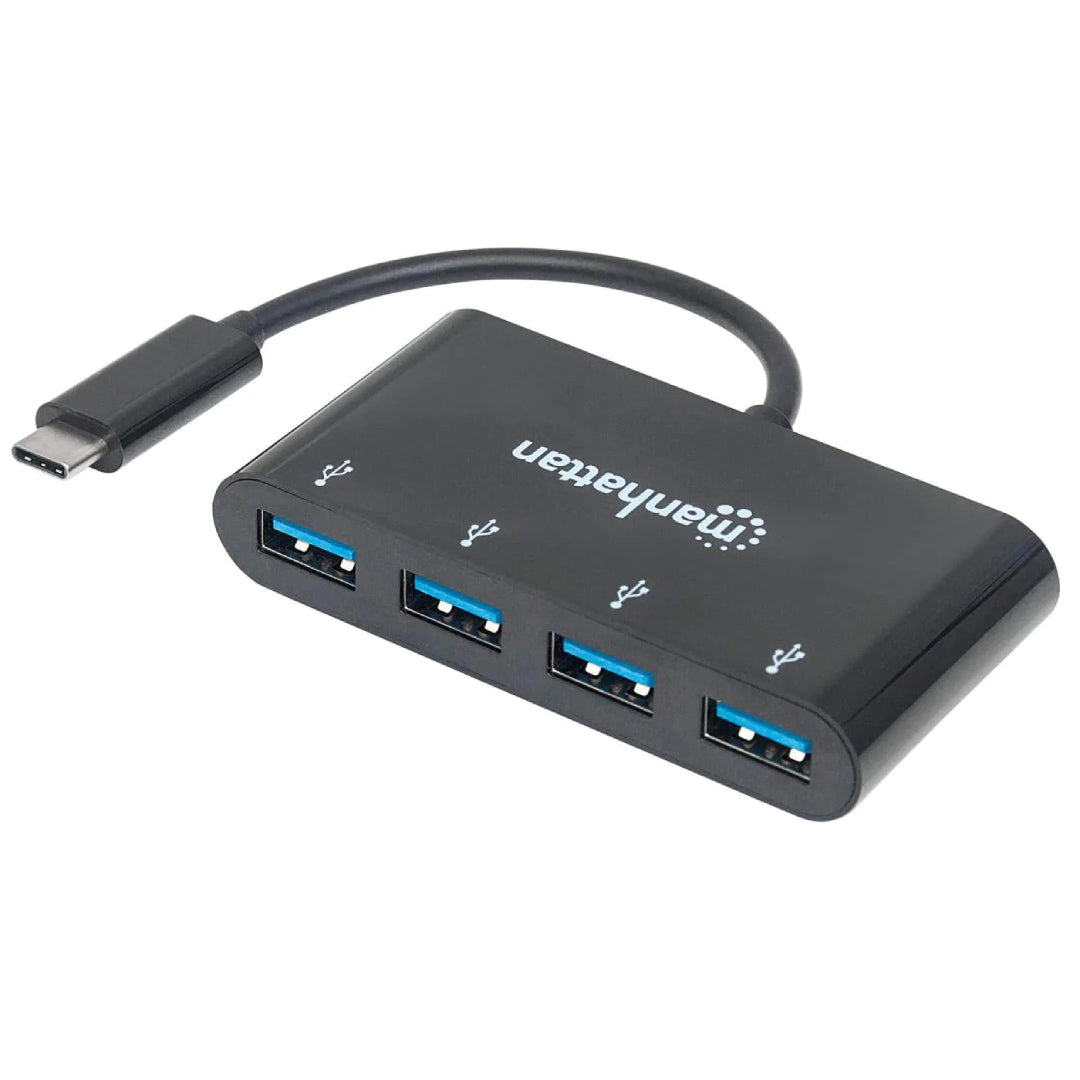 Puerto Hub 4 USB 3.1 A Tipo C  Manhattan