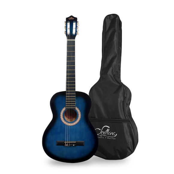 Guitarra Acústica Sevillana 30" Para Niños ( AZUL )