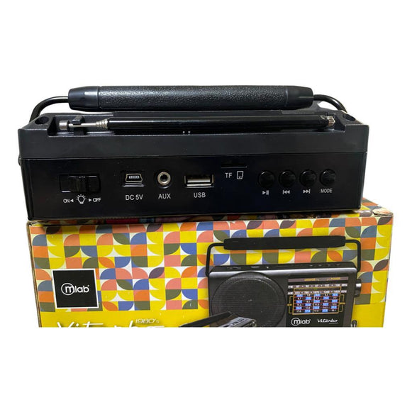 Parlante Retro Radio Viterbo 1980 Mlab 9145